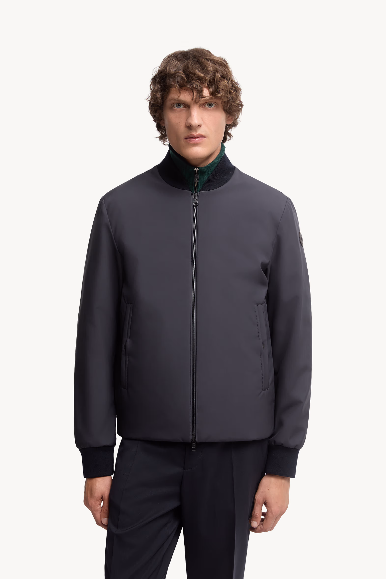 Epinal 3-in-1 Down Bomber Jacket Men Blue Moncler 3